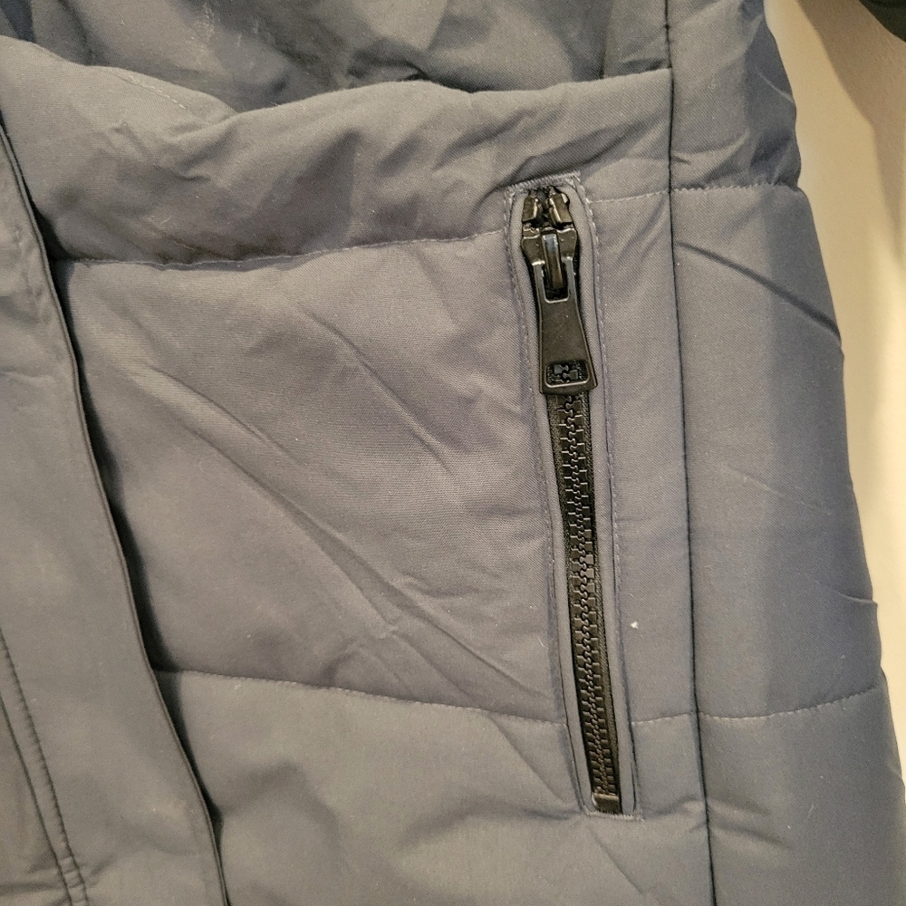 Puffer Coat Amazom Brand Hood Fur Trim Warm Cozy Med - Picture 6 of 14